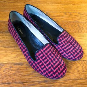 LL Bean women’s hounds tooth loafer